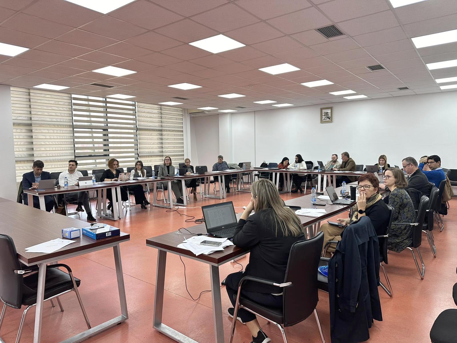 The Workshop for Designing the Education Technology Bachelor Program for the University of Prishtina, organized by the Faculty of Education from UP, is taking place at the University of Prishtina