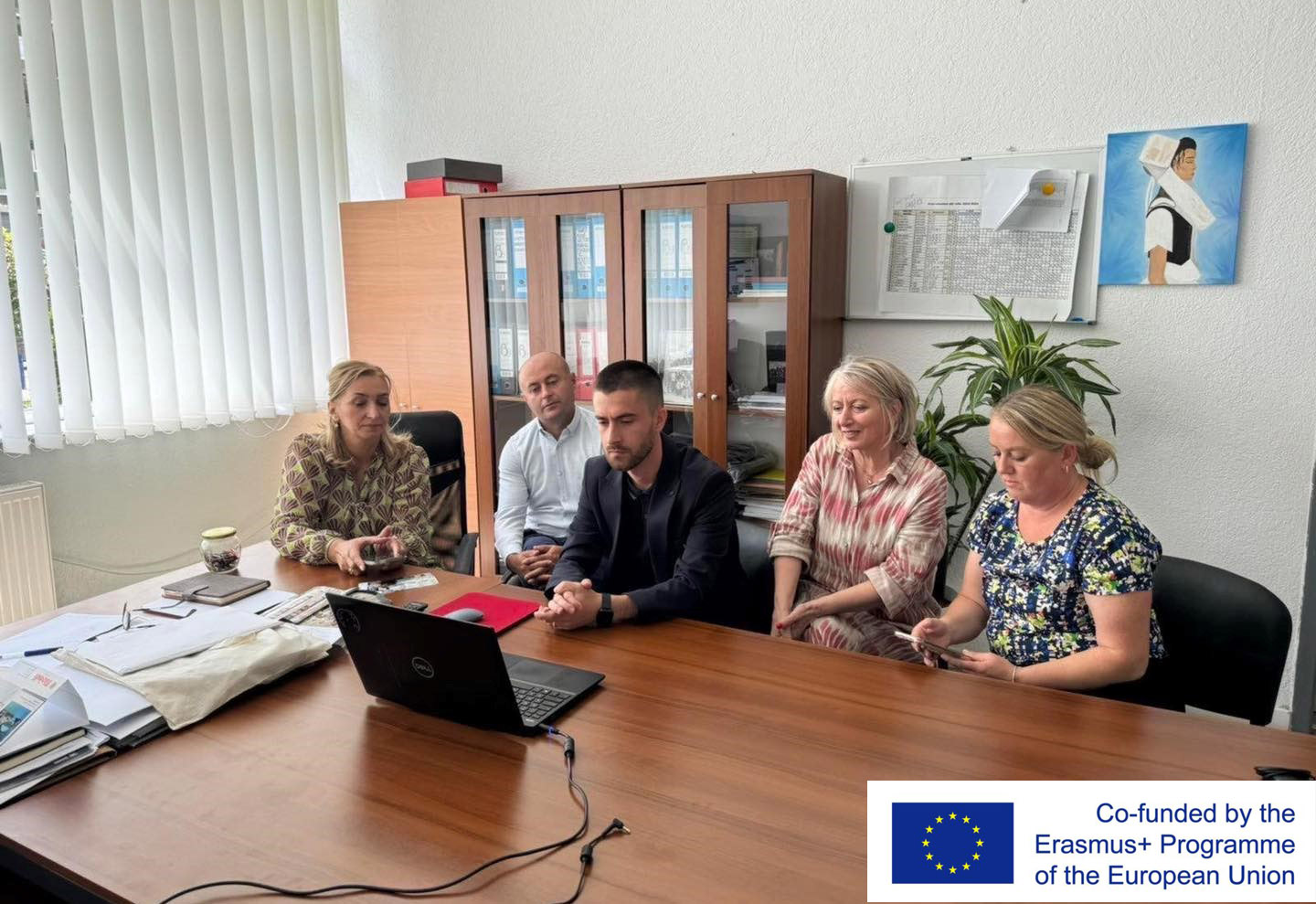 As part of activities within the TKAEDiTE project, an inaugural meeting between the Teacher Training School in Oulu and ShFMU “Xhemajl Mustafa” in Pristina marks commencement of Collaborative Endeavors in Education